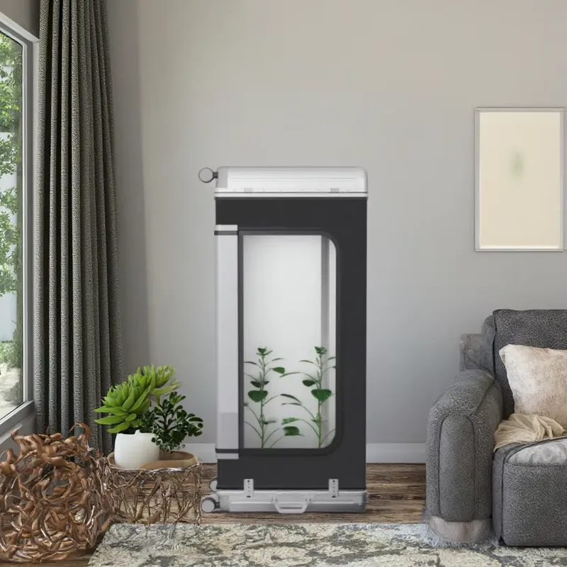 新しい折りたたみ式垂直水耕栽培システム、スマートタッチスクリ - Smart Garden Vertical のレビューと価格