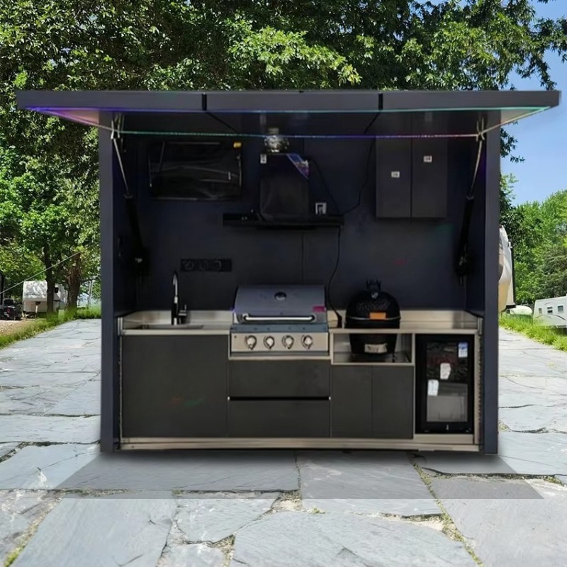 卸売OEM防水スマート電動BBQグリルパティオ中庭ガーデン屋 - Smart Garden Sheds のレビューと価格