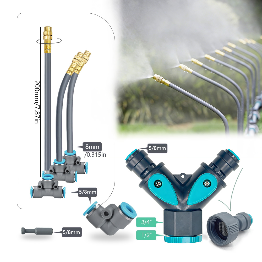 5/8mm フレキシブルホース 360度回転 °   回転調 - Smart Garden Hub のレビューと価格