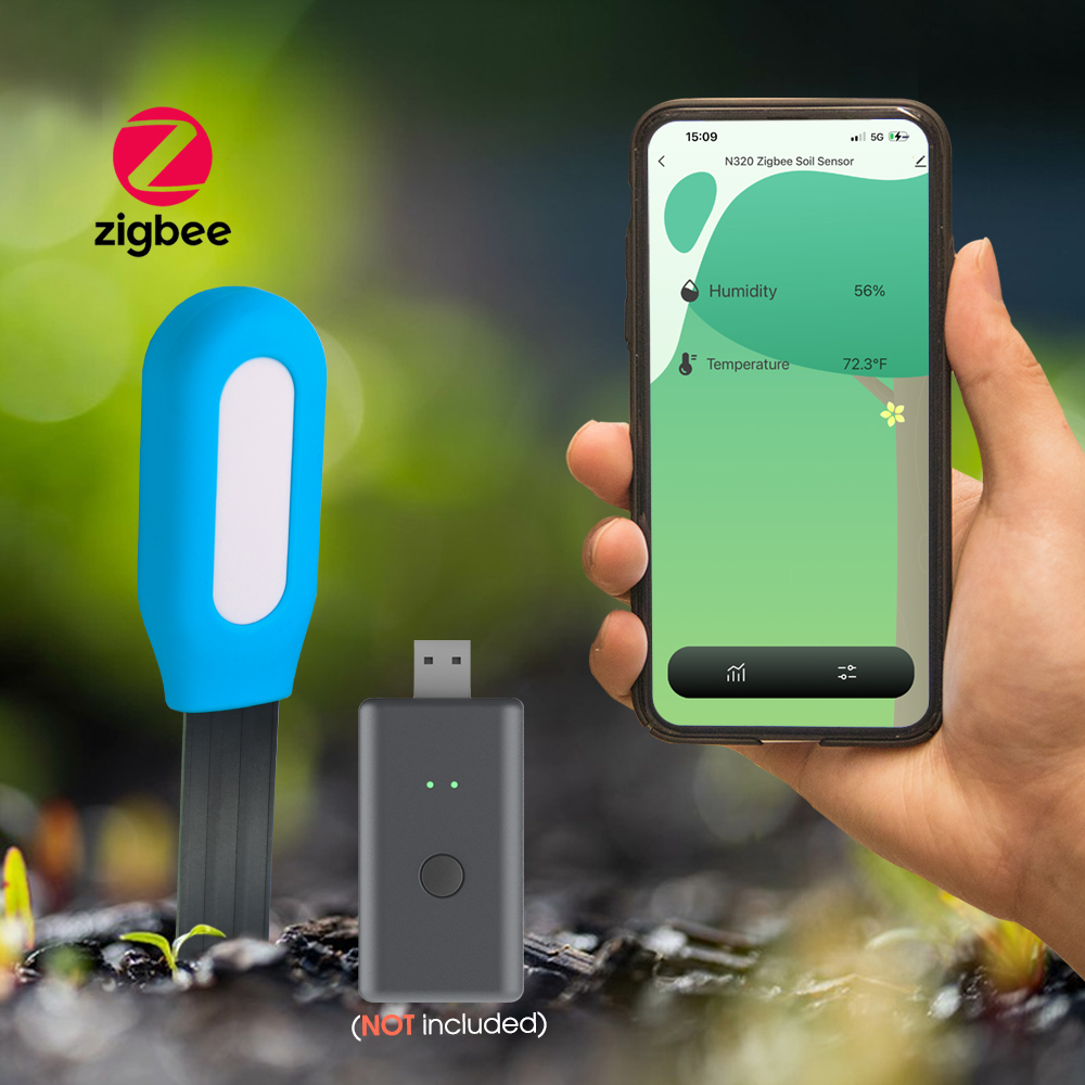 スマート Zigbee 土壌センサー 家庭菜園 温室 植物  - Smart Garden Usa のレビューと価格