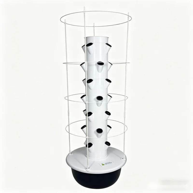 9層エアロポニック水耕栽培野菜プランター、トレリス付きスマー - Smart Garden Vertical のレビューと価格