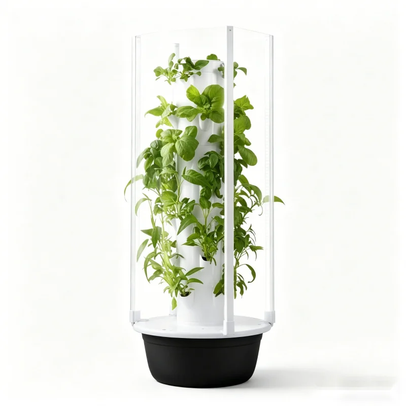 5層式スマート垂直水耕栽培ガーデン、育成ライト付き屋内ハーブ - Smart Garden Vertical のレビューと価格