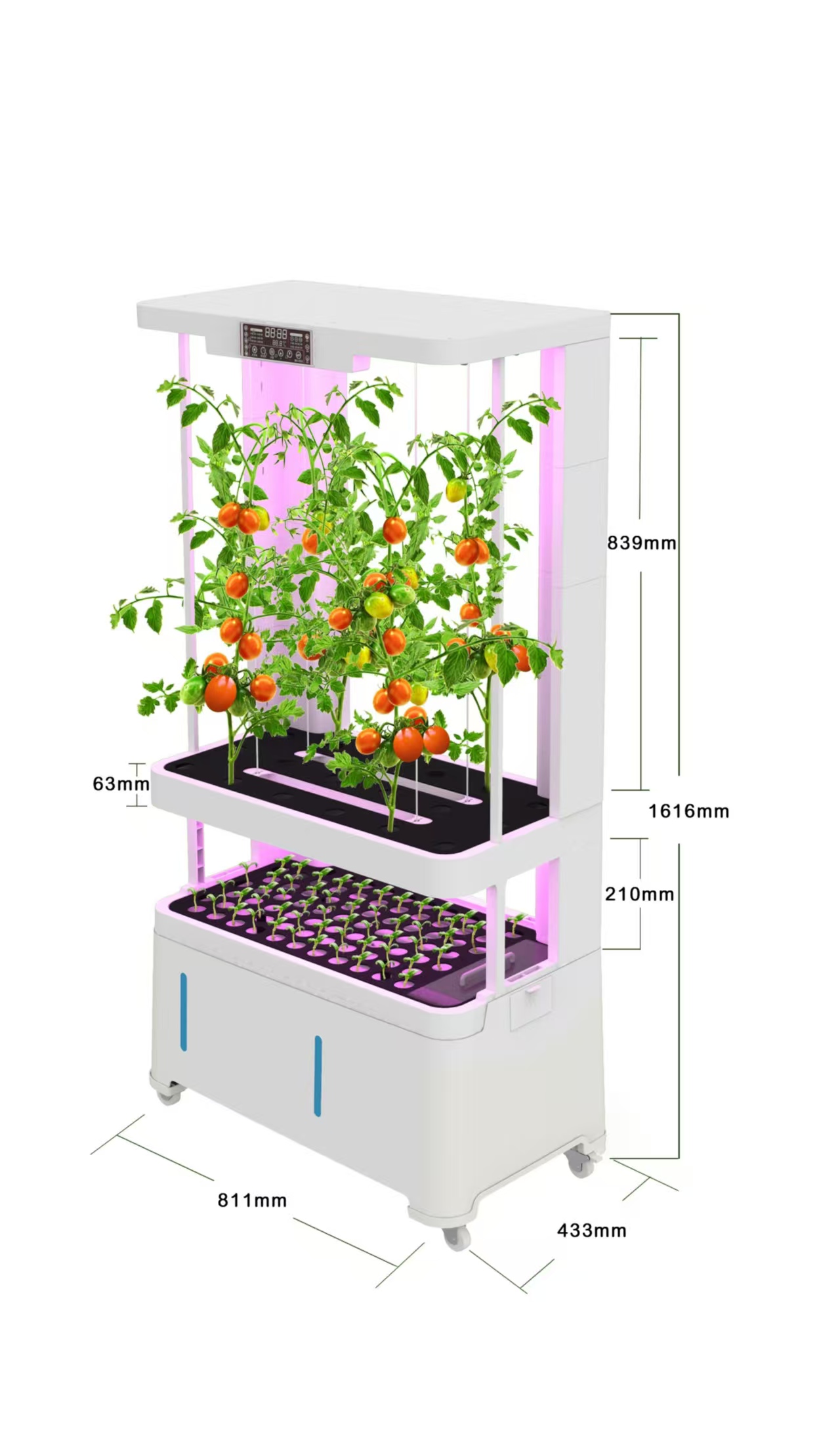 高度な垂直農法による水耕栽培野菜栽培用スマート室内庭園プラン - Smart Garden Vertical のレビューと価格