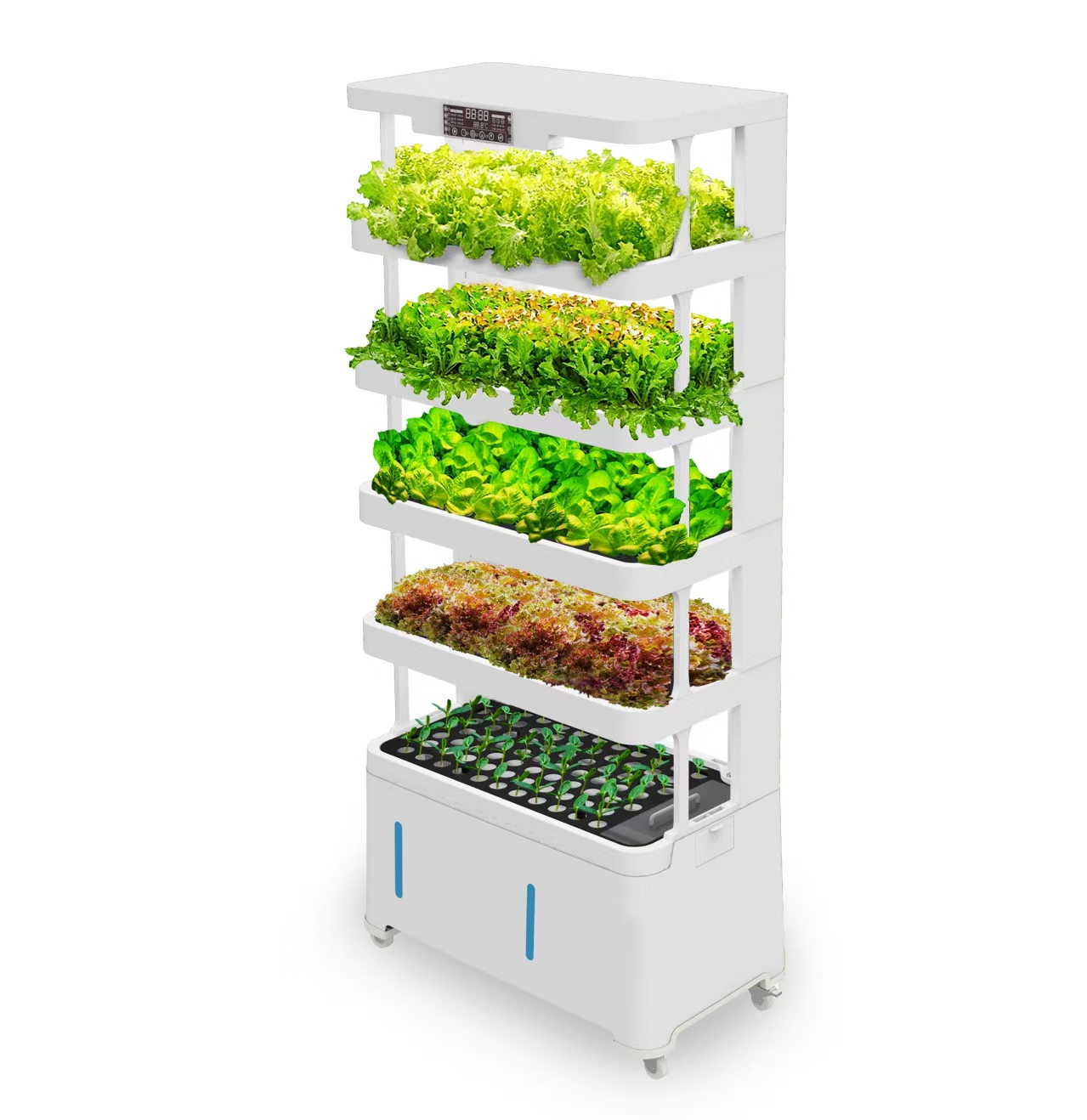 高度な垂直農法による水耕栽培野菜栽培用スマート室内庭園プラン - Smart Garden Vertical のレビューと価格