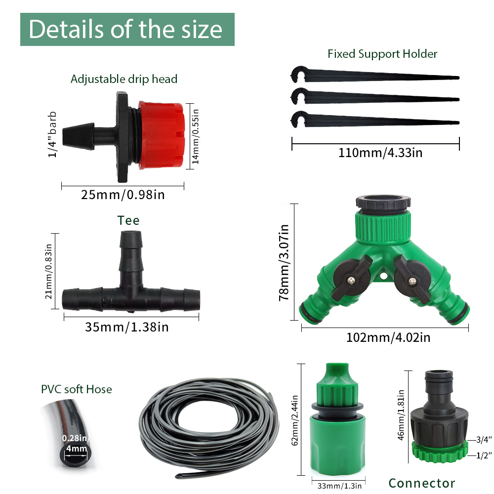 調整可能な再利用可能な温室キット,灌漑システム,ガーデンホー - Smart Garden Sprinkler のレビューと価格