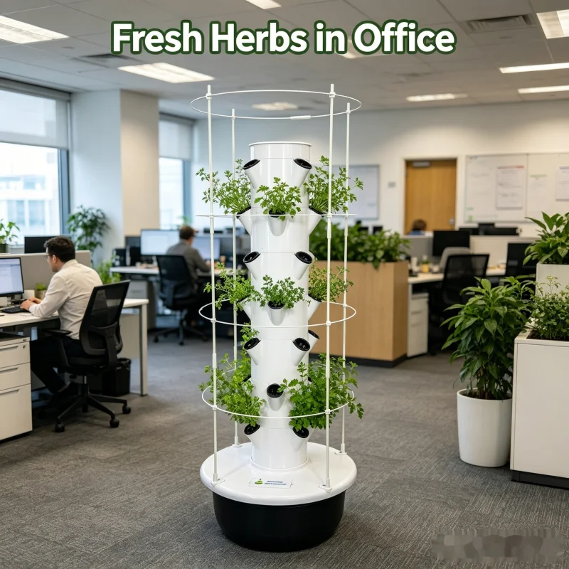 スマート垂直水耕栽培タワー屋内庭園システム - 家庭用野菜ハ - Smart Garden Vertical のレビューと価格