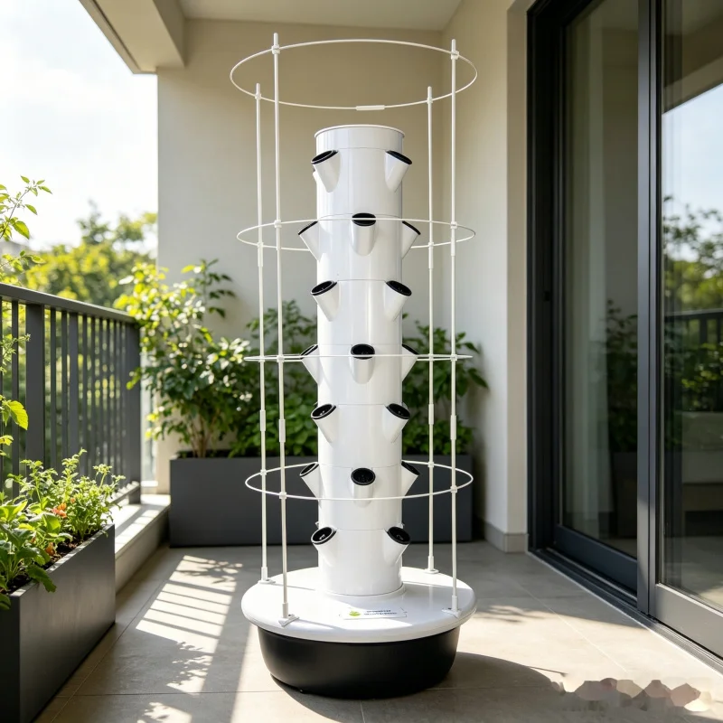 スペースツリー5層式垂直水耕栽培タワー 室内スマート野菜プラ - Smart Garden Vertical のレビューと価格