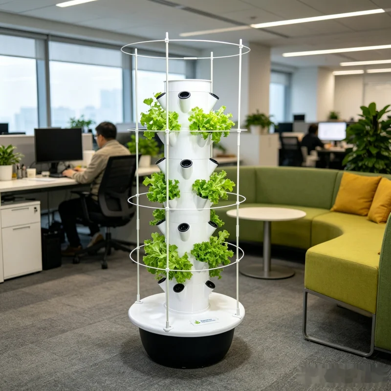 スペースツリー5層式垂直水耕栽培タワー 室内スマート野菜プラ - Smart Garden Vertical のレビューと価格
