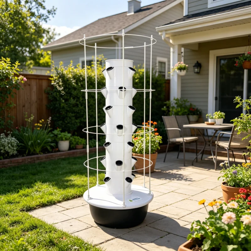 スペースツリー5層式垂直水耕栽培タワー 室内スマート野菜プラ - Smart Garden Vertical のレビューと価格