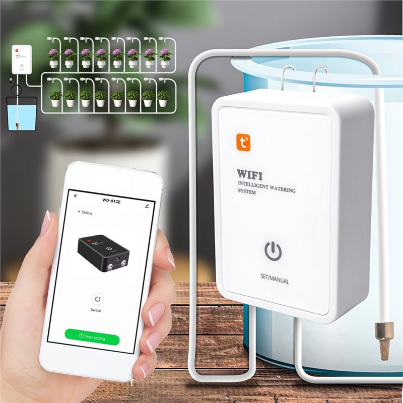 ABMR-TuyaスマートWiFiガーデンコントロール散水装 - Smart Garden Usa のレビューと価格