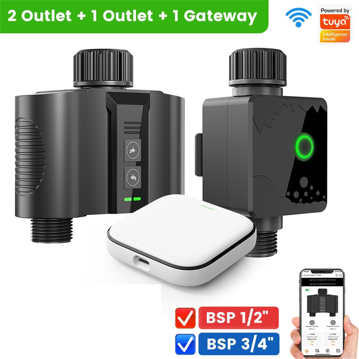 Y17A 1セット WiFi給水タイマー（ガーデンホース用） - Smart Garden Water のレビューと価格