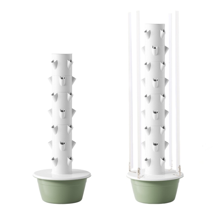 スマート垂直水耕栽培タワー - 家庭菜園用土壌不要野菜栽培プ - Smart Garden Vertical のレビューと価格