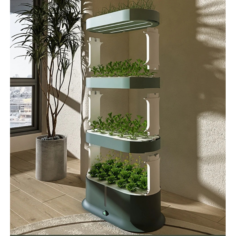 成長システム 新品質 室内庭園 水耕栽培 ライト付き 垂直農 - Smart Garden Vertical のレビューと価格