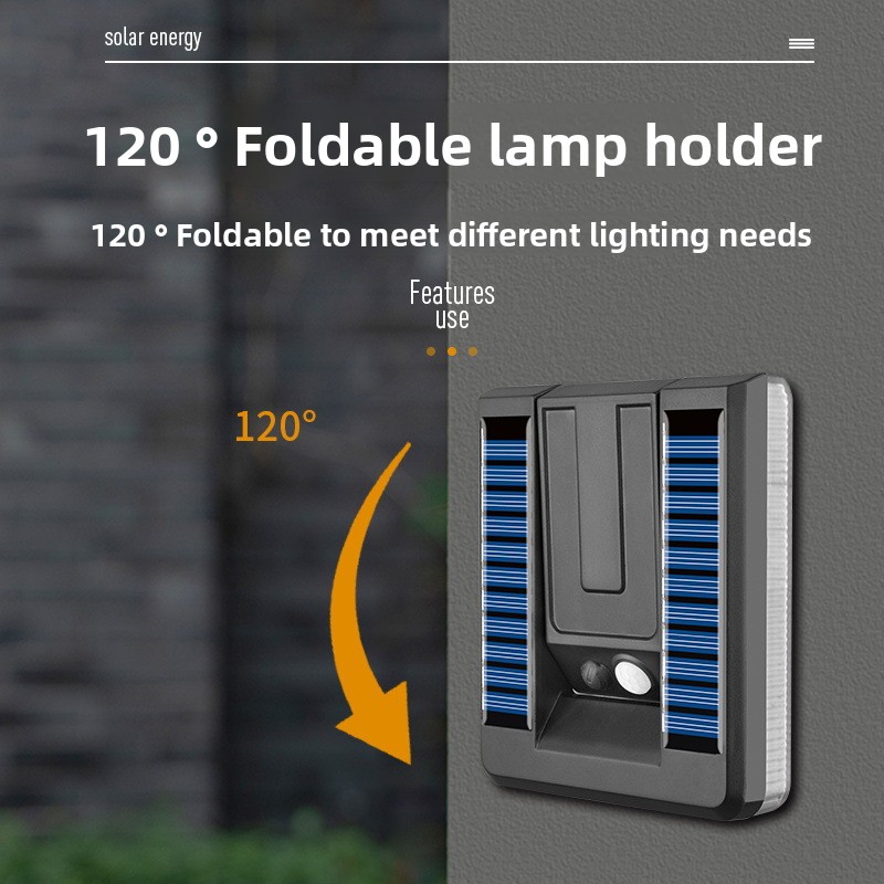 新しいスマート屋外折りたたみソーラーウォールランプヨーロピア - Smart Garden Usa のレビューと価格