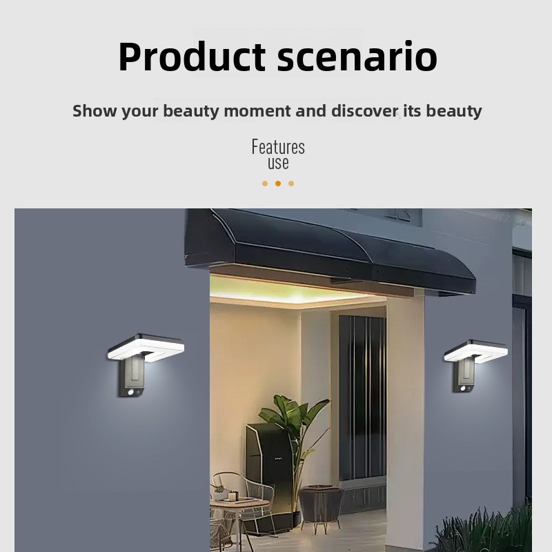 新しいスマート屋外折りたたみソーラーウォールランプヨーロピア - Smart Garden Usa のレビューと価格